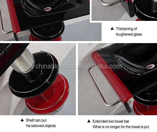 Floor Standing 304 Stainless Steel Support Bathroom Colorful Cheap Glass Pedestal Basin Sink