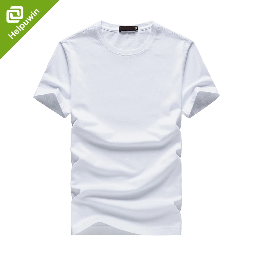 
Custom printing 100% cotton men graphic t shirt hip hop blank white tshirt high quality 