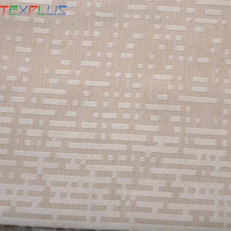 latest fashionable 100%polyester jacquard curtain fabric for bedroom