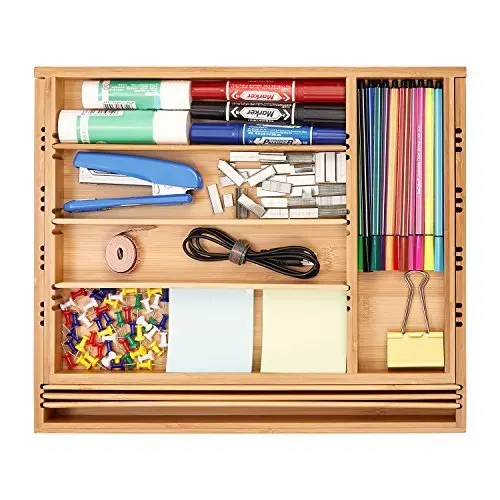 Hot Selling Bamboo Expandable Drawer Organizer For Wholesale Price