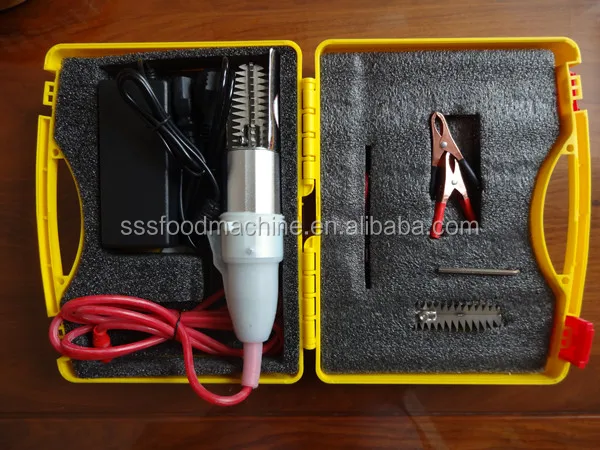 Portable manual descaling machine