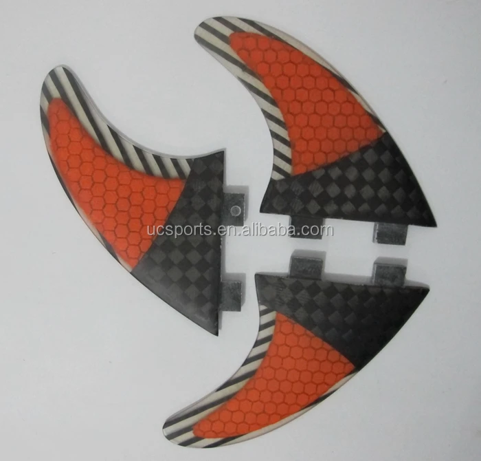 3K Carbon surf fin surf fin Tri set for SUP surfboard thruster option G5 G7 GX GL I II