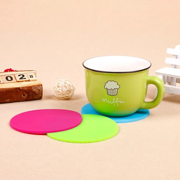 Custom Soft PVC Silicone Blank Coasters