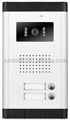 Wired 7inch TFT LCD Screen Multi Apartments Building Intercom System Visual Doorbell with Waterproof Cover