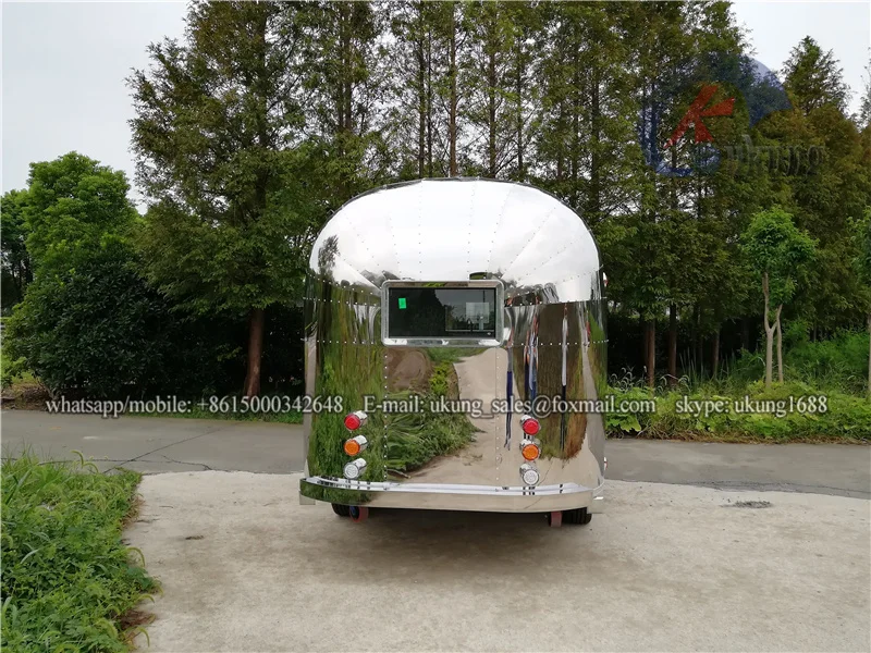 UKUNG new designed AST-210 stainless customized hot dog food cart