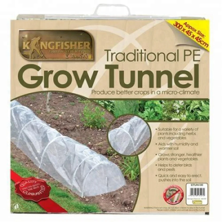 Туннельная теплица с низким обручем для всесезонного увеличения и зимнего сада увеличитель длительного роста полифлисовой сеткой