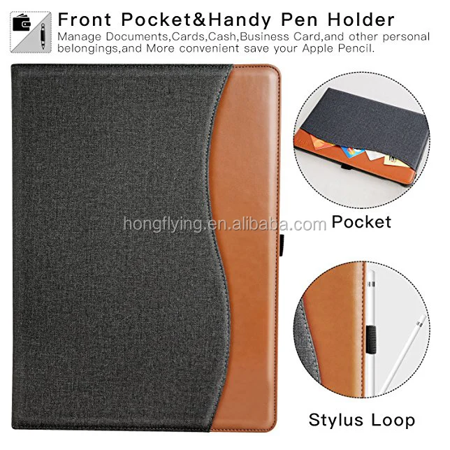 
Premium leather card slot stand holder tablet leather case for ipad mini 4 