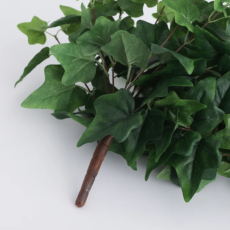 ZERO High Quality Silk Green Artificial Hanging Leaves Vine Leaves Artificial Ivy Leaf for Home Garden Decoration