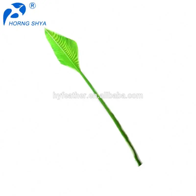 Dyed Arrow Head Turkey Feather for Millnery Craft DIY Headdress Hat Carnival Costume Cosplay Accessory Carnival Party Decor