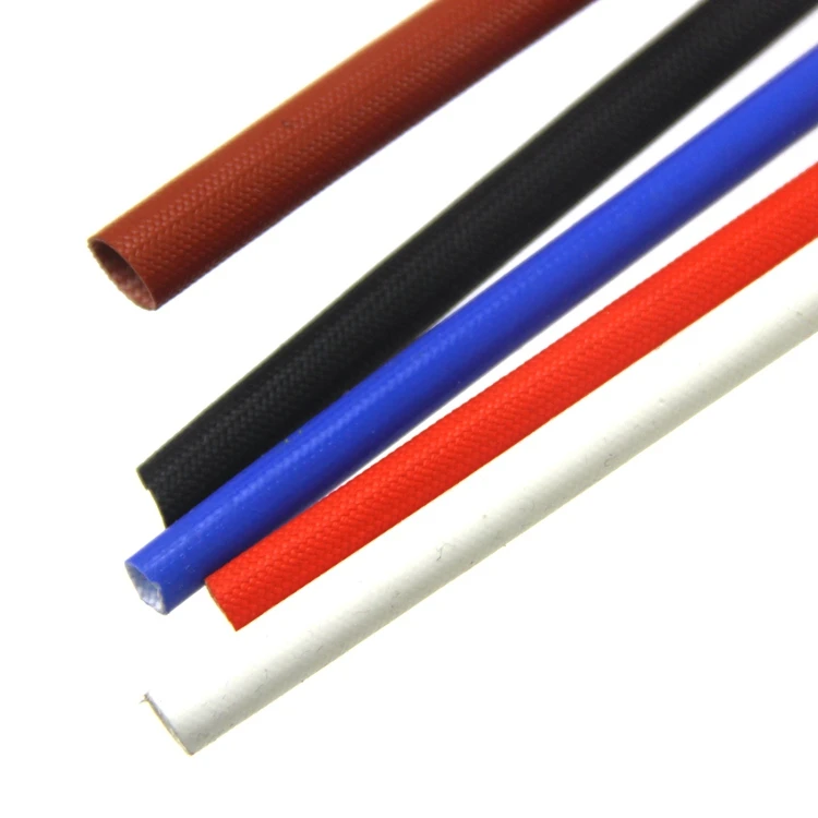 High Quality Insulation Heat Resistant Acrylic Fiberglass Sleeving