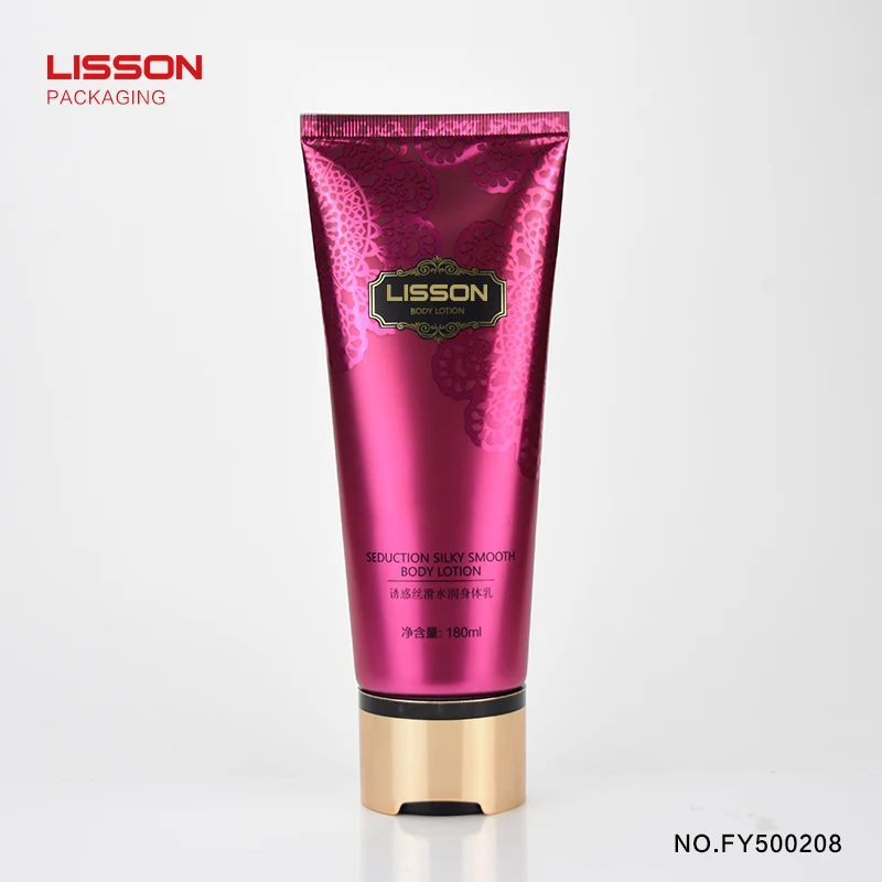 Custom Skin Care Cream Lotion Soft Squeeze Plastic Tube OEM Lotion Body Scrub Tube Plastic Container Soft Cosmetic Packaging