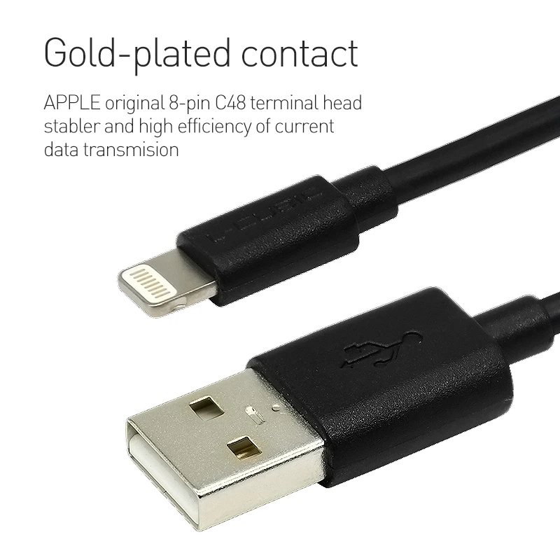 L-CUBIC MFi Certified usb cable for iPhone 6 7 8 X with Supplier Original cable for phone fast Charging