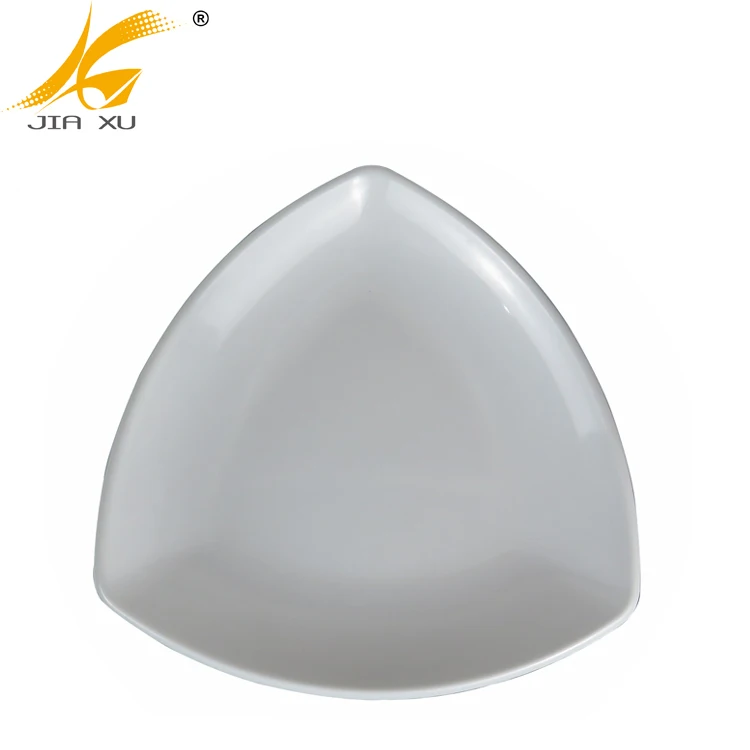 30% melamine flower shape white plate chinese wholesale melamine tableware