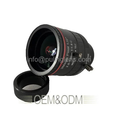 2 8-12 мм 3 мегапикселя 1/2 дюймовый starlight с низким уровнем искажения интерфейса C цифровой hd cctv объектив