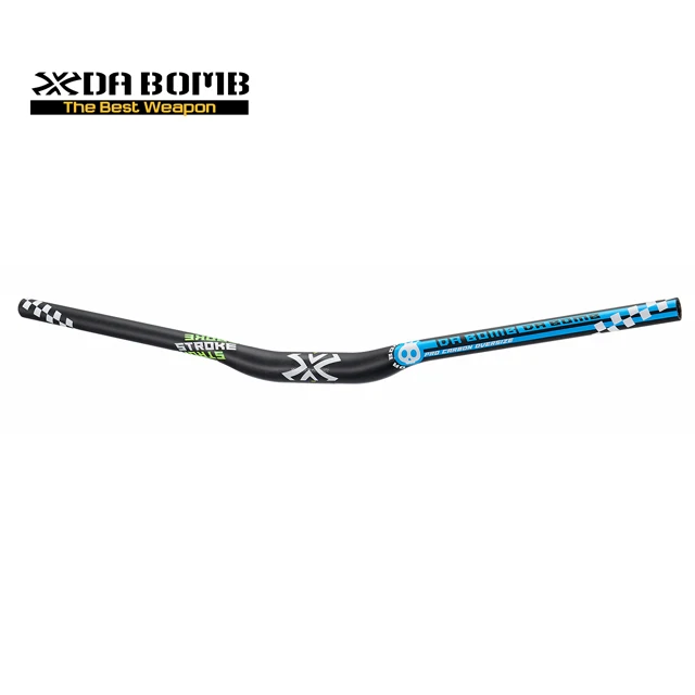 Руль велосипеда DaBomb MTB полностью из углеродного волокна 31,8 мм 780 мм