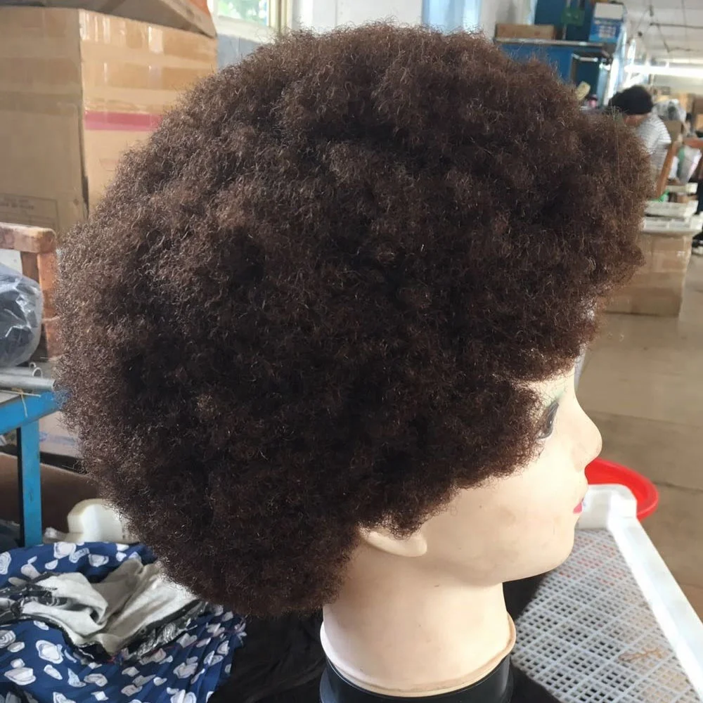 Yotchoi Brazilian Remy Human hair Afro Kinky Full Lace Wig for braiding with baby hair