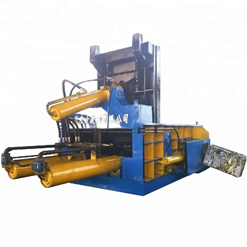 Two rams heavy duty scrap metal baler press machine price