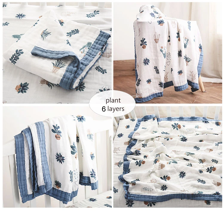 
Newborn Muslin 100% Cotton Soft Baby Blanket Swaddling Baby Bedding Blankets Swaddle Wrap Kids Bath Towel 
