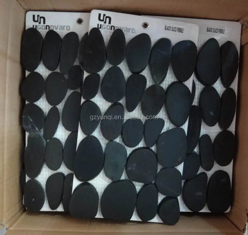 mesh cobblestone pavers  polished Cobblestone and Pebble Stone for landscaping