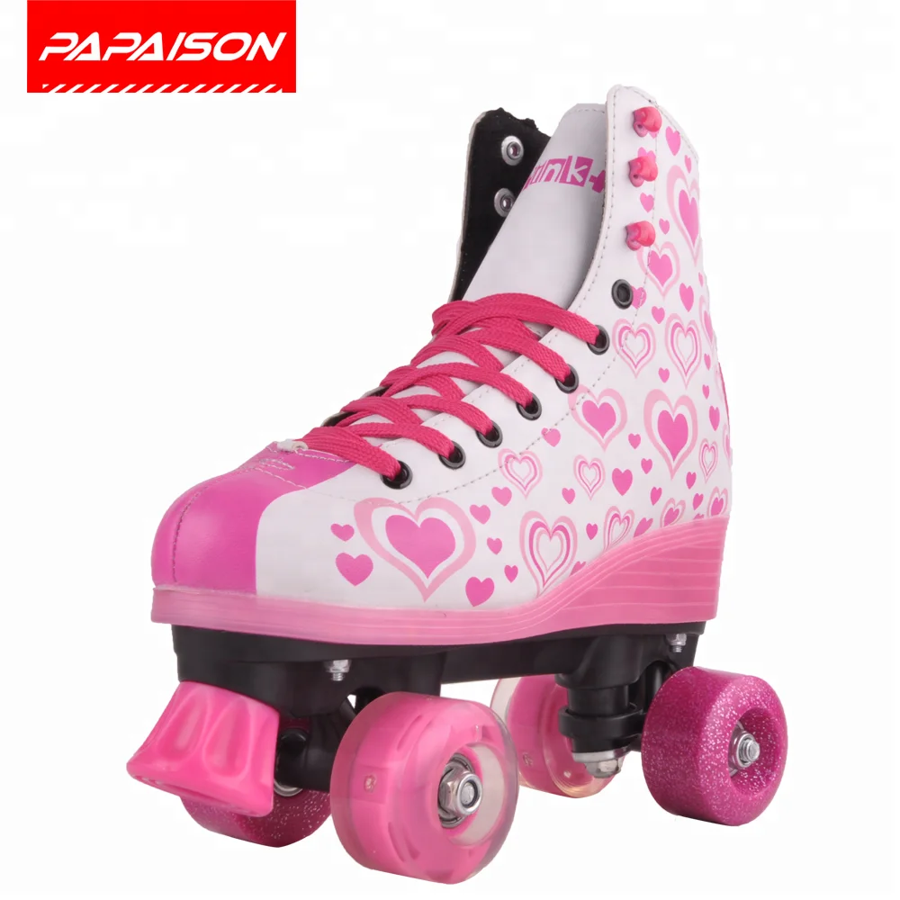 Soy luna Kids Roller Skates patines de 4 ruedas with electric LED outsole