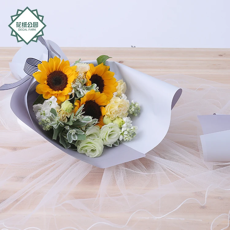 
Floral Wrapping Supplier Wholesale Promotion Luxury Simple Colorful Flower Wrapping Paper 