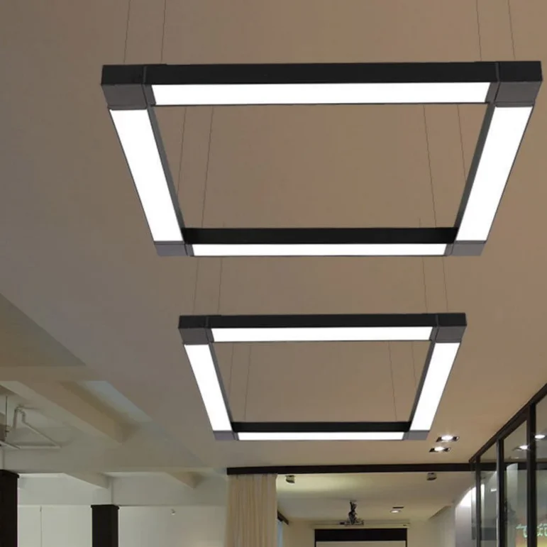 
Commercial Architectural Office LED Linear Suspension lighting bar designer manufacturer 