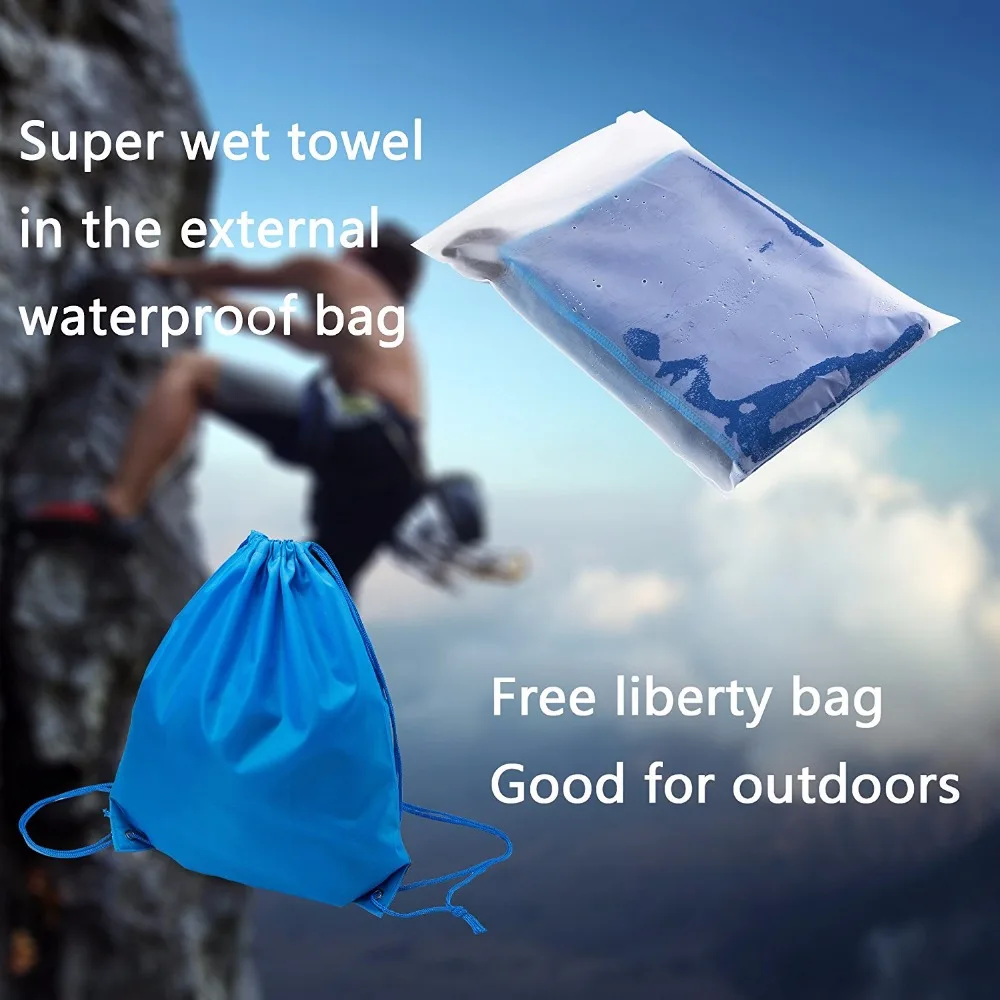 microfiber cloth microfibre fabric pocket golf towel with clip