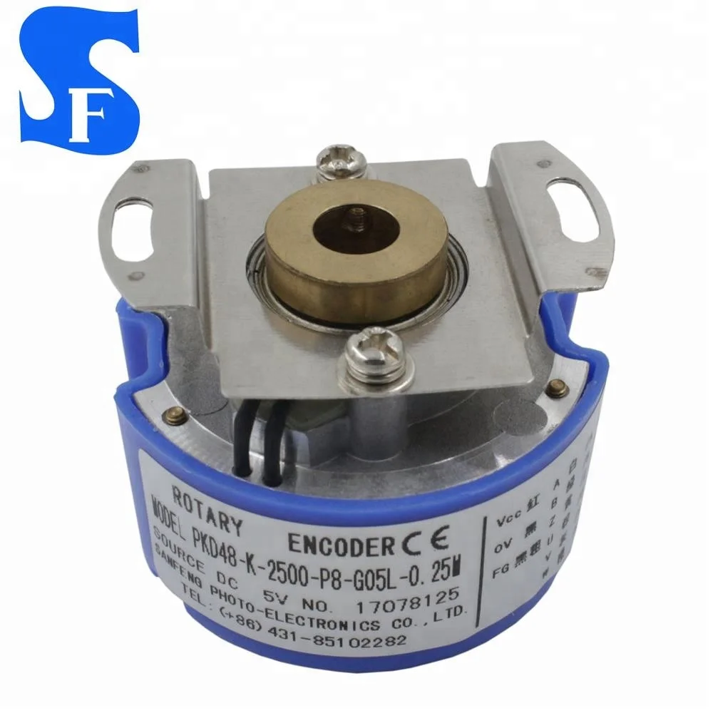 PKD48-K-2500-P8-G05L-0.25 8mm Hollow Shaft Roraty Encoder Sensor For Servo motor with 8 magnetic pole numbers