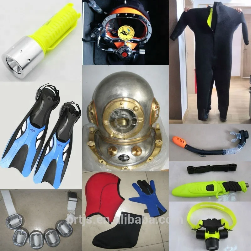 High quality professional brass and copper diving helmet
