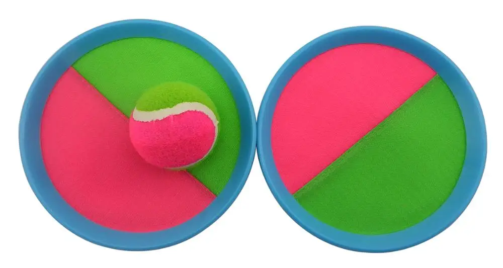 
Throw Toss and Catch Sports Game Set for Kids with Grip Mitts & Bean Bag Ball 