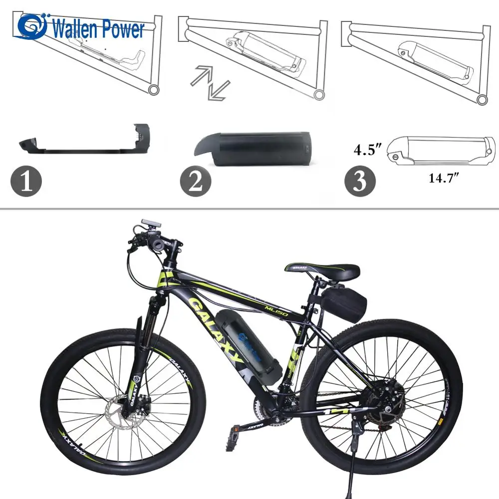 Rechargeable 48v 1000w electric bike battery lithium ion battery 48v 20ah battery