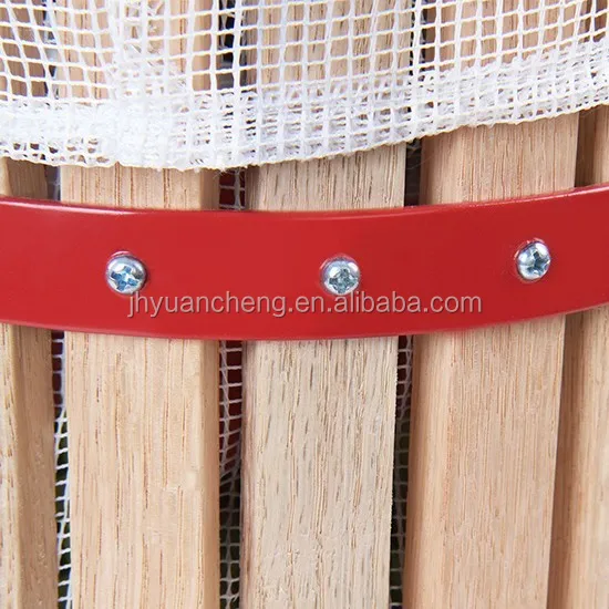 
Factory sell 6L basket manual fruit presser wooden oak fruit apples press 