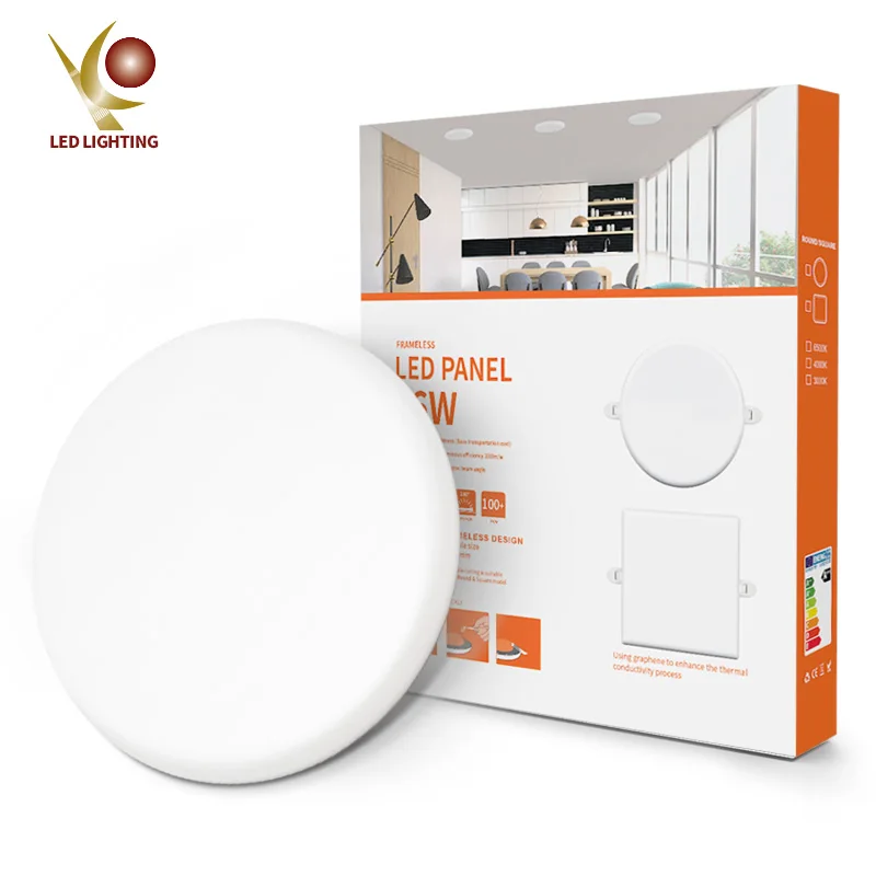 COMI Led Panel Recessed Down Light Brand Standard Size CE ROHS Cold White 24w Aluminum Modern 80 SMD2835 Home Office Round Shape