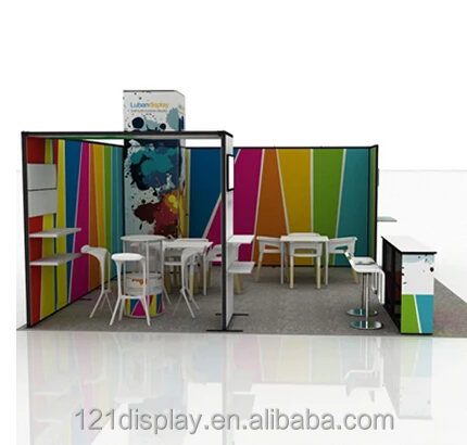 
20X20 Modular recycle trade show display in aluminum 