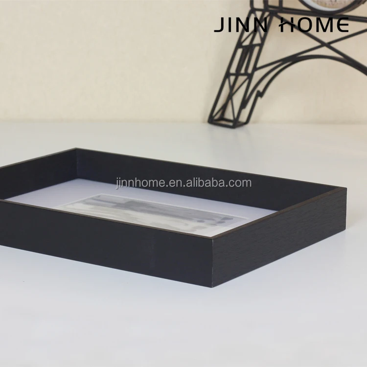 
3 D Shadow Box Black Dark Photo frame Picture Frames Set Wall Gallery Collage Frames with Hanging Template 