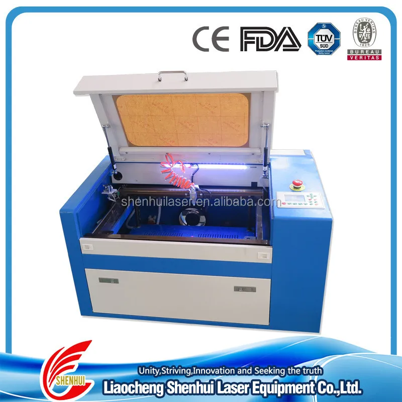 Shenhui 50w 60w SH-350 laser engraver cutter with software RDworks 8.0