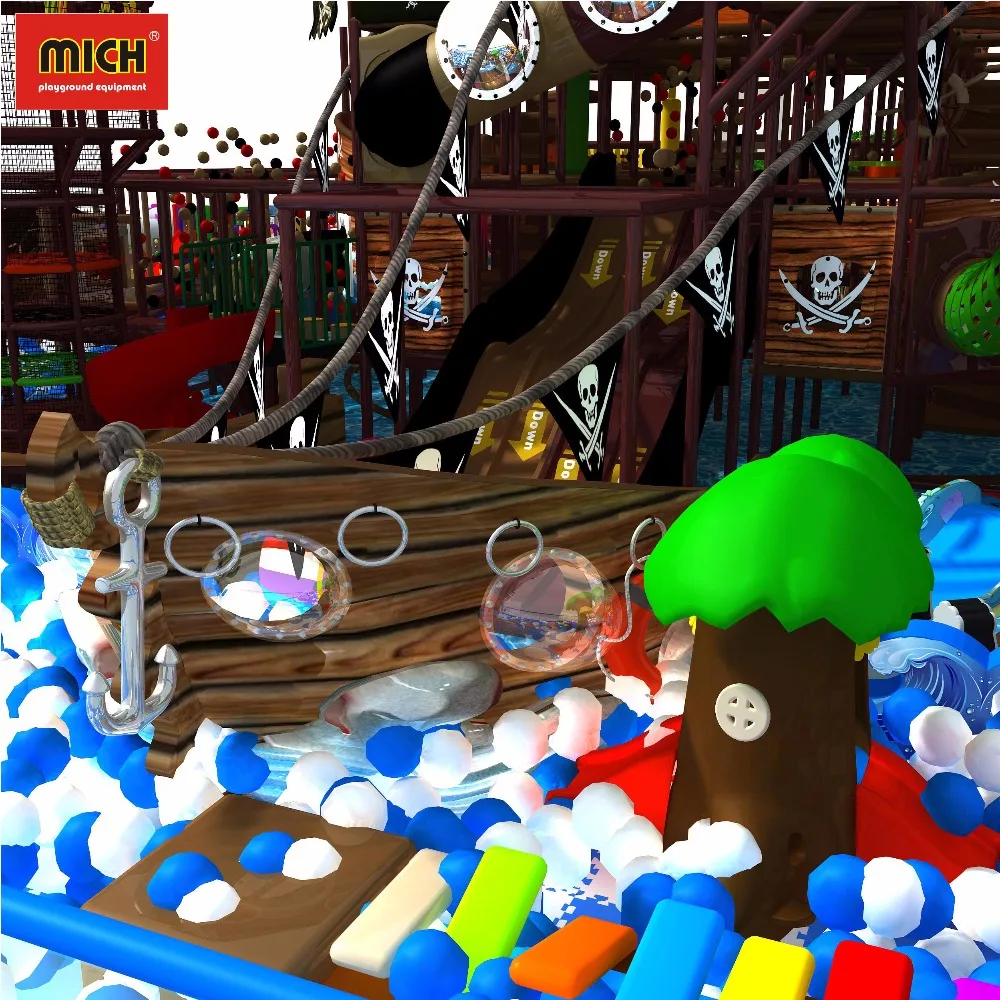 Huge Indoor Play Center with Kids Racing Bicycle Road Games, Playhouses, Adults Trampoline Park, Ninja Warrior Obstacles