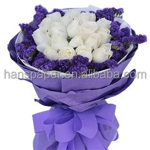 natural lace flower wrapping paper made from abaca fiber