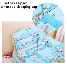 Promotion 10PCS bedding baby cradle crib bedding baby comforter crib set unpick bumpers matress pillow duvet
