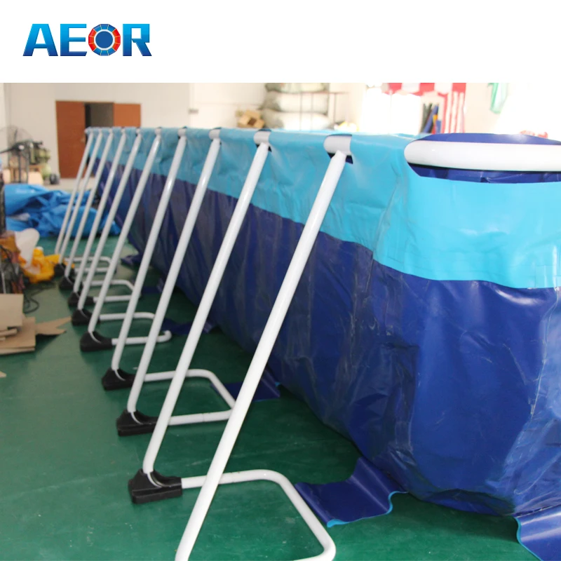 Портативный Прямоугольный надземный бассейн/наземный бассейн/бассейн для семьи