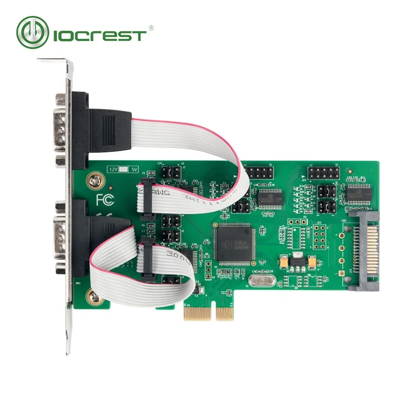 2022 120% SRGB 4 Port Pci Express Rs232 Serial Adapter Card Cable