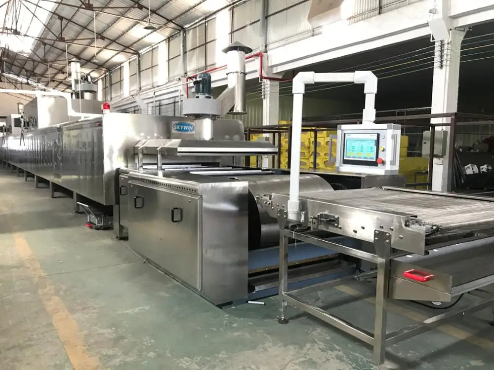 Skywin Industrial Gas Bakery Oven Cookie Biscuit Making Machine Baking Equipment Price