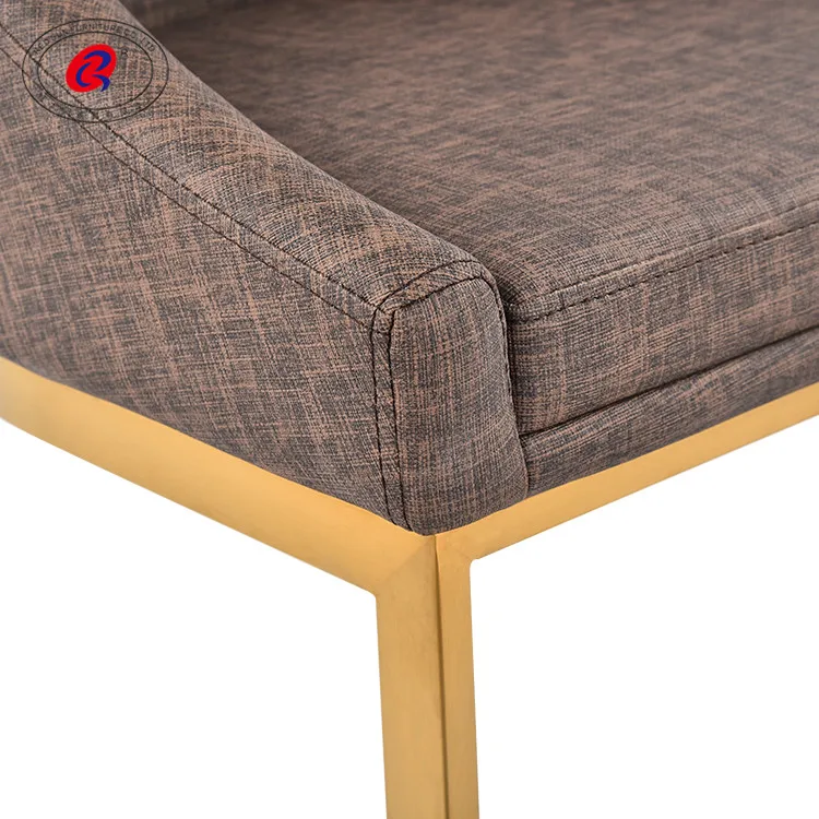 Новый дизайн, высокий барный стул с золотым металлом, современный роскошный высокий промышленный винтажный высокий барный стул