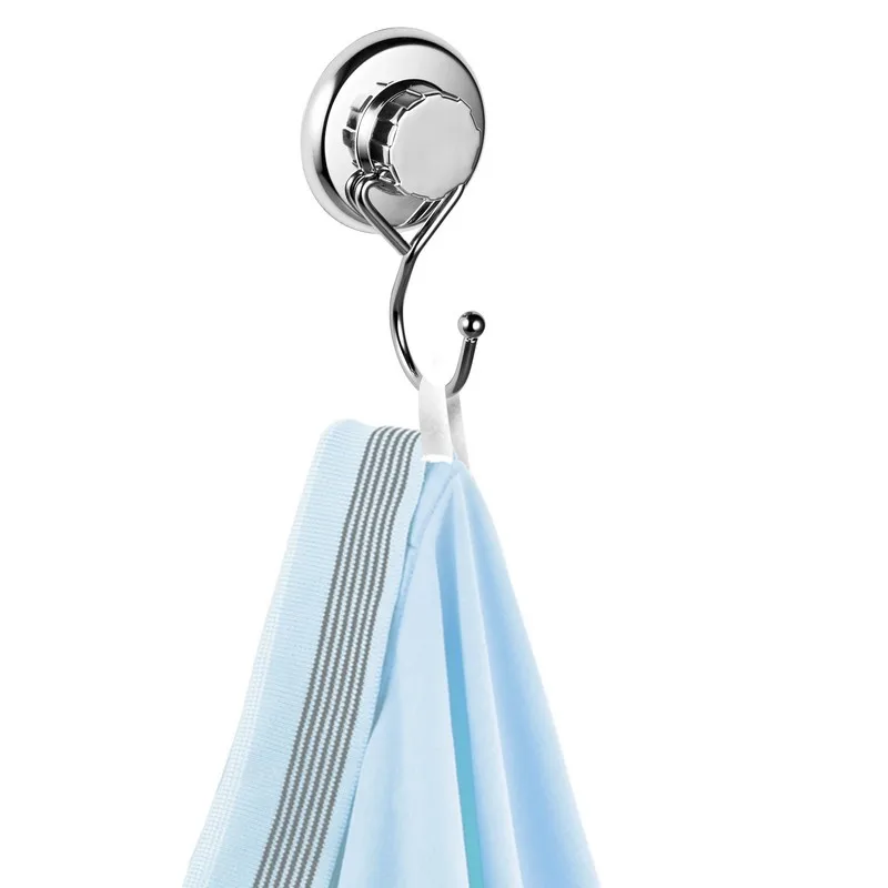 
Strong Power Suction Chrome Metal Hook 