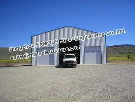 customized prefab metal shed for RV garage