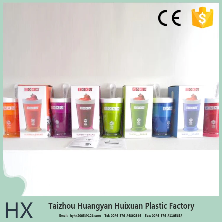 Customer Logo Accepted ice cup maker silicone slush ice yard slush ice cup