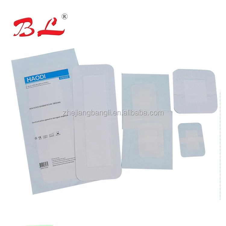 Medical transparent PU or non-woven adhesive wound dressing for wound care