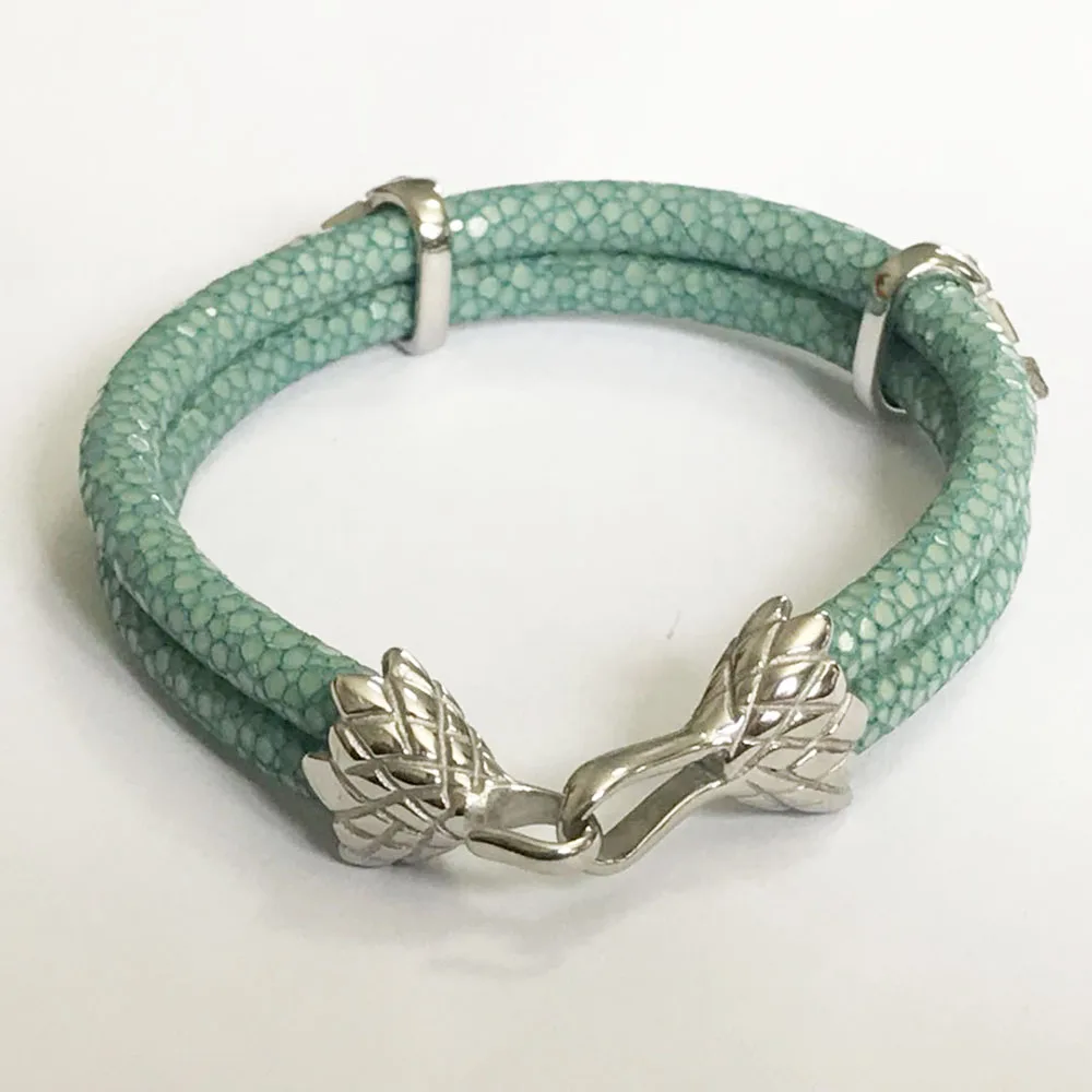 Luxury Genuine Stingray Skin Bracelet Leather Bracelet