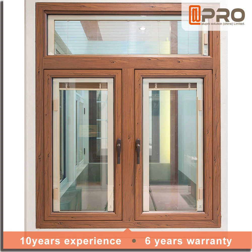 New Design high-end modern new design casement window aluminium window frame design window glass veranda aluminium topbright