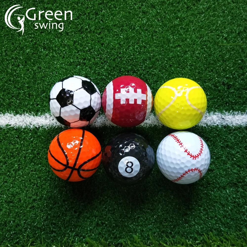 
Sports Soccer Pattern Set Golf Ball 